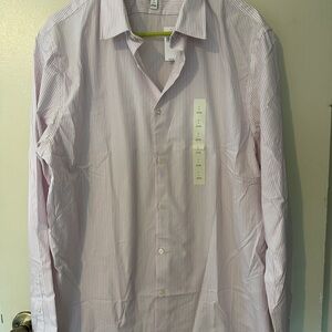 Banana Republic Pink Striped Men's Shirt